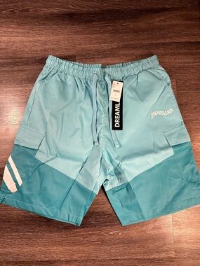 **NEW** Dreamland Swimtrunks sz XL Men's Two-Tone Aqua Shorts